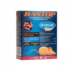Raticida Rastop ANASAC Pellet Caja 250 grs