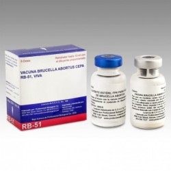 Vacuna RB-51 AGROVET Caja 5 Dosis