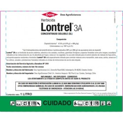Herbicida DOW Lontrel 3A Envase 1 L