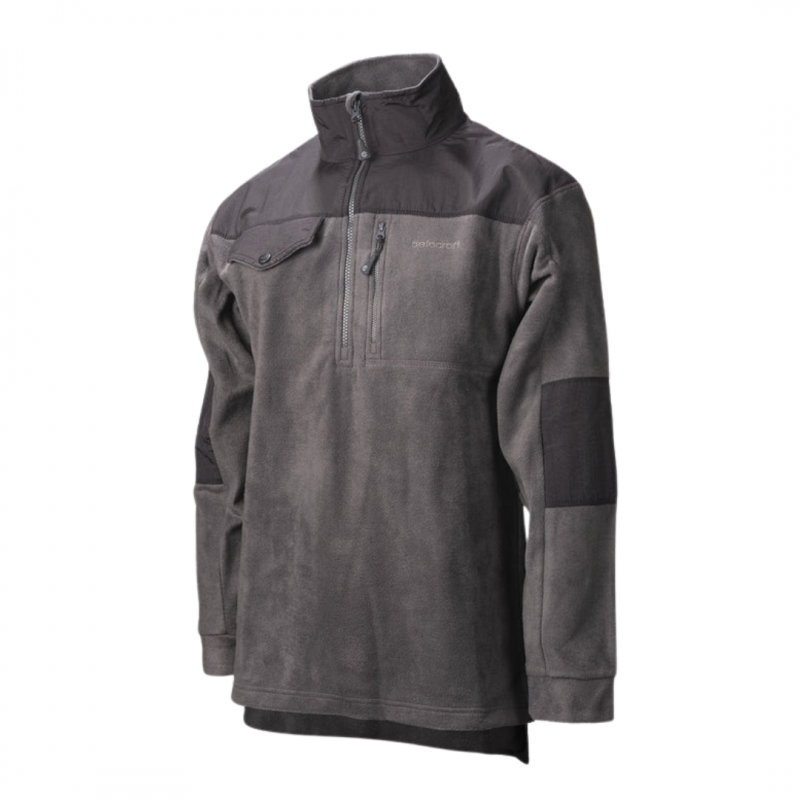 Polar Betacraft medio cierre gris de frente